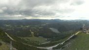 Archived webcam image showing Gemeindealpe Mitterbach - View from the summit on 12 Jul 2026 at 18:13