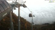 Archiviertes Webcam Bild: Königssee: Jennerbahn Bergstation Talblick am 20.10.2026 um 07:29 Uhr
