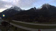 Archived webcam image showing Ramsau - View Alpenstraße on 12 Apr 2026 at 07:25