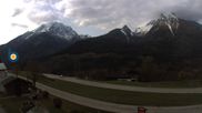 Archived webcam image showing Ramsau - View Alpenstraße on 12 Apr 2026 at 08:25