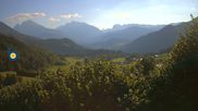 Archived webcam image showing Oberau near Berchtesgaden on 12 Jul 2026 at 18:32