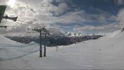 Archived webcam image showing Sestriere - Webcam Roccia Rotonda on 29 Mar 2026 at 14:09