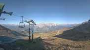 Archived webcam image showing Sestriere - Webcam Roccia Rotonda on 27 Jul 2026 at 08:28