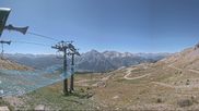 Archived webcam image showing Sestriere - Webcam Roccia Rotonda on 27 Jul 2026 at 14:28