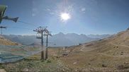 Archived webcam image showing Sestriere - Webcam Roccia Rotonda on 27 Jul 2026 at 18:28