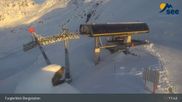 Archived webcam image showing See - Top station Furglerblick gondola on 26 Feb 2026 at 19:29