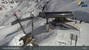 Archived webcam image showing See - Top station Furglerblick gondola on 9 Mar 2026 at 13:41