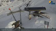 Archived webcam image showing See - Top station Furglerblick gondola on 9 Mar 2026 at 17:41