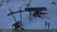 Archived webcam image showing See - Top station Furglerblick gondola on 9 Mar 2026 at 19:41