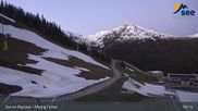 Archived webcam image showing See - Top station Medrigjoch gondola on 22 May 2026 at 05:06