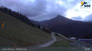 Archived webcam image showing See - Top station Medrigjoch gondola on 5 Oct 2026 at 03:35