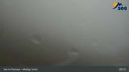 Archived webcam image showing See - Top station Medrigjoch gondola on 5 Oct 2026 at 09:35