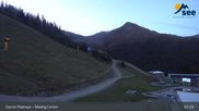 Archived webcam image showing See - Top station Medrigjoch gondola on 15 Oct 2026 at 07:57