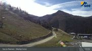 Archived webcam image showing See - Top station Medrigjoch gondola on 15 Oct 2026 at 11:57