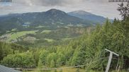 Archiviertes Webcam Bild: Mariazell Bürgeralpe: Panoramablick Richtung Erlaufsee am 26.08.2026 um 10:02 Uhr