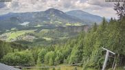 Archiviertes Webcam Bild: Mariazell Bürgeralpe: Panoramablick Richtung Erlaufsee am 26.08.2026 um 14:02 Uhr