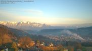 Archived webcam image showing Panoramic View from Gampelün in Frastanz on 16 Mar 2026 at 07:12