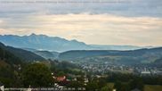 Archived webcam image showing Panoramic View from Gampelün in Frastanz on 6 Aug 2026 at 08:48
