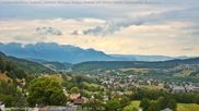 Archived webcam image showing Panoramic View from Gampelün in Frastanz on 6 Aug 2026 at 16:48
