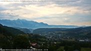 Archived webcam image showing Panoramic View from Gampelün in Frastanz on 6 Aug 2026 at 18:48