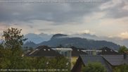 Archived webcam image showing Panoramic View of Alvier and Fulfirst from Gisingen, Feldkirch on 6 Aug 2026 at 08:47