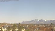 Archiviertes Webcam Bild: Blick über das Rheintal auf die Hohe Kugel von Feldkirch am 18.03.2026 um 12:09 Uhr