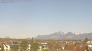 Archiviertes Webcam Bild: Blick über das Rheintal auf die Hohe Kugel von Feldkirch am 18.03.2026 um 14:59 Uhr