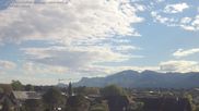 Archived webcam image showing Panoramic view of the Hohe Kugel and the Rhine Valley from Feldkirch on 8 May 2026 at 08:15