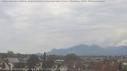 Archived webcam image showing Panoramic view of the Hohe Kugel and the Rhine Valley from Feldkirch on 6 Aug 2026 at 14:49
