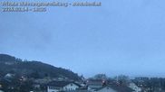 Archived webcam image showing Panoramic view of the Hoher Kasten over Gisingen on 14 Mar 2026 at 18:36