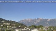Archived webcam image showing Panoramic view of the Hoher Kasten over Gisingen on 12 Sep 2026 at 08:20