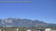 Archived webcam image showing Panoramic view of the Hoher Kasten over Gisingen on 12 Sep 2026 at 10:20