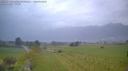 Archived webcam image showing Panoramic view from Feldkirch to Furgglenfirst, Kamor and Hoher Kasten on 29 Apr 2026 at 06:32