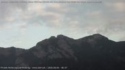 Archived webcam image showing View from Bangs in Feldkirch to the Hoher Kasten on 6 Aug 2026 at 06:48