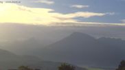 Archived webcam image showing View from Gampelün to Hoher Fraßen, Walgau and Breithorn on 15 Jun 2026 at 07:21