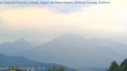 Archived webcam image showing View from Gampelün to Hoher Fraßen, Walgau and Breithorn on 6 Aug 2026 at 06:48