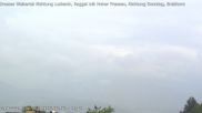 Archived webcam image showing View from Gampelün to Hoher Fraßen, Walgau and Breithorn on 6 Aug 2026 at 12:48