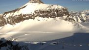 Archived webcam image showing Scex Rouge Alpine Coaster at Glacier 3000 on 26 Feb 2026 at 16:34