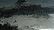 Archived webcam image showing Scex Rouge Alpine Coaster at Glacier 3000 on 30 Oct 2026 at 00:48