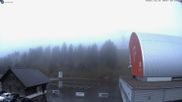 Archived webcam image showing Glacier 3000: Col du Pillon Base station on 10 Oct 2026 at 08:29