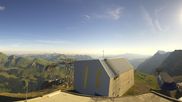 Archived webcam image showing Glacier 3000: Top Station Cabane on 12 Jul 2026 at 08:13