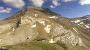 Archived webcam image showing Glacier 3000: Top Station Cabane on 12 Jul 2026 at 18:07