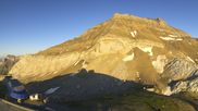 Archived webcam image showing Glacier 3000: Top Station Cabane on 12 Jul 2026 at 20:11