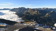 Archived webcam image showing Glacier 3000: Black Wall Slope on 29 Oct 2026 at 16:49
