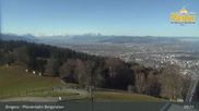 Archived webcam image showing Bregenz - View Lake Constance from Pfänder on 13 Mar 2026 at 09:05