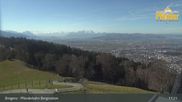 Archived webcam image showing Bregenz - View Lake Constance from Pfänder on 13 Mar 2026 at 11:05