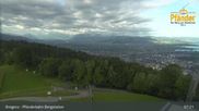 Archived webcam image showing Bregenz - View Lake Constance from Pfänder on 14 Jun 2026 at 07:00