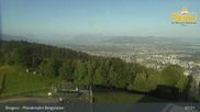 Archived webcam image showing Bregenz - View Lake Constance from Pfänder on 18 Jun 2026 at 07:21