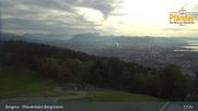 Archived webcam image showing Bregenz - View Lake Constance from Pfänder on 20 Sep 2026 at 17:20