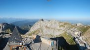 Archived webcam image showing Pilatus: Railway top station on 8 Aug 2026 at 08:39